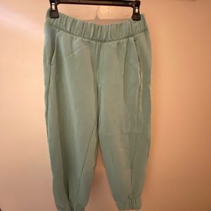 Teal sweatpants